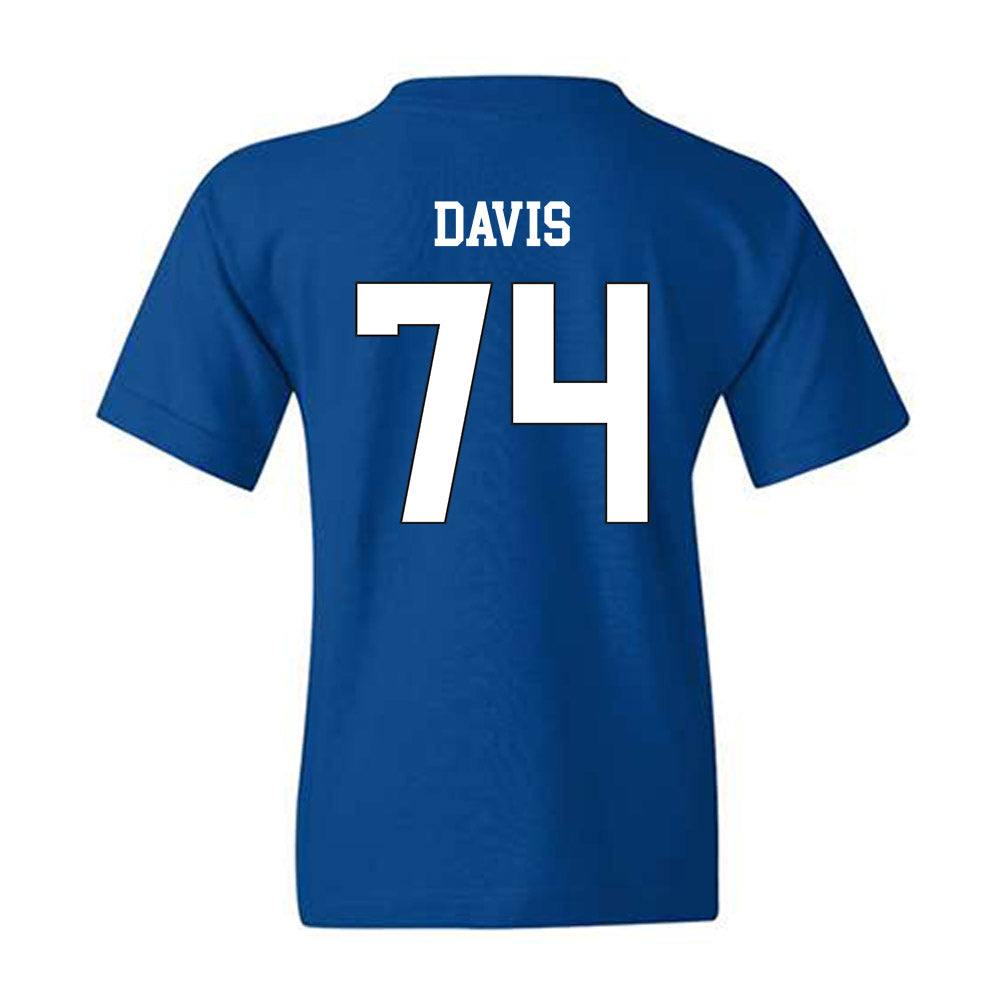 Grand Valley - NCAA Football : Jordan Davis - Replica Shersey Youth T-Shirt-1