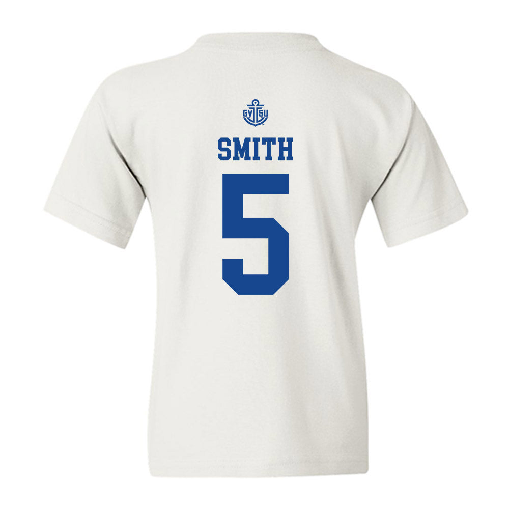 Grand Valley - NCAA Men's Basketball : Trevor Smith - Replica Shersey Youth T-Shirt-1