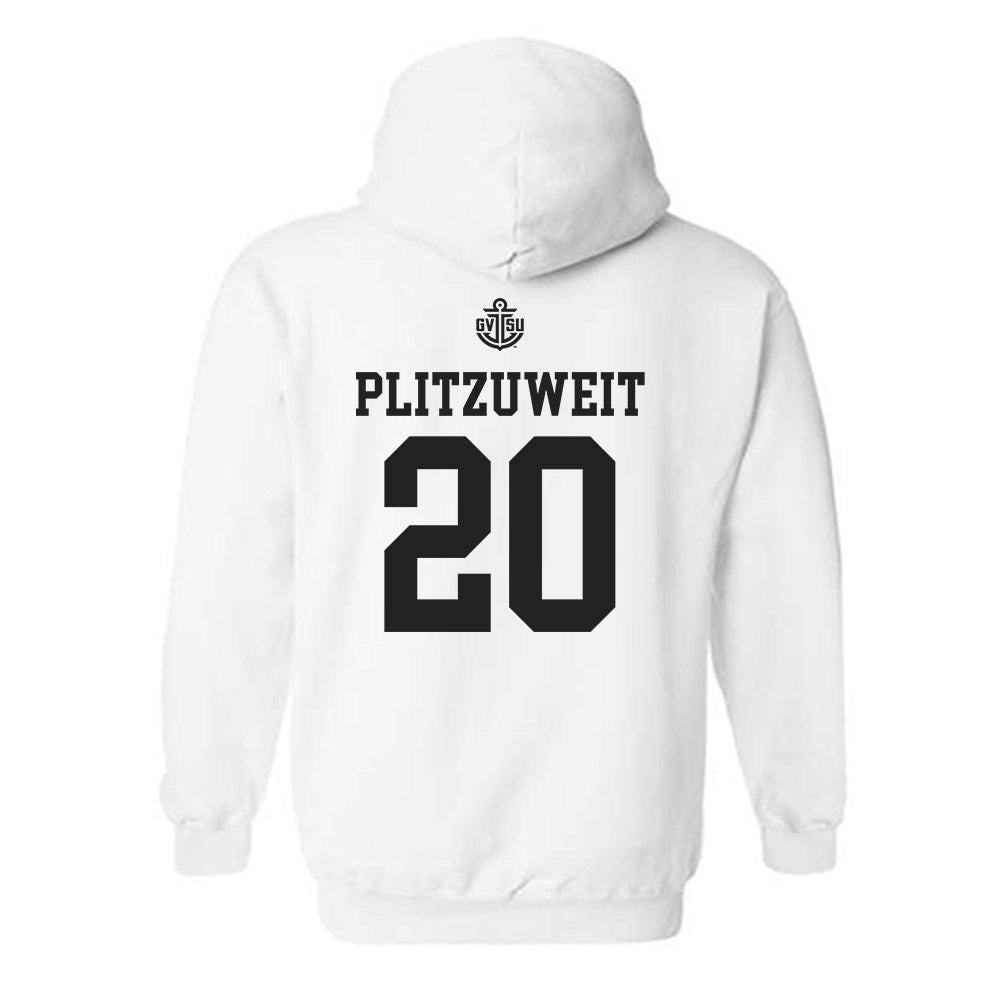 Grand Valley - NCAA Women's Basketball : Lexi Plitzuweit - Replica Shersey Hooded Sweatshirt-1