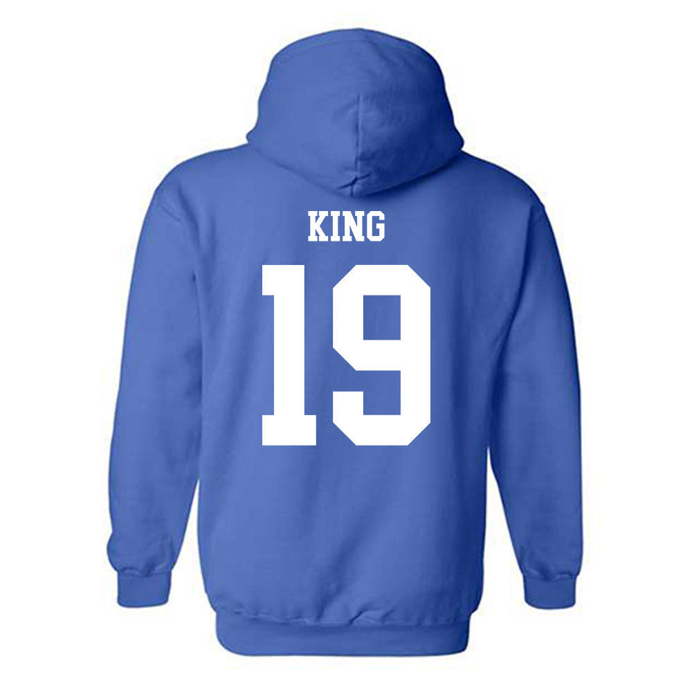 Grand Valley - NCAA Baseball : Colton King - Replica Shersey Hooded Sweatshirt-1