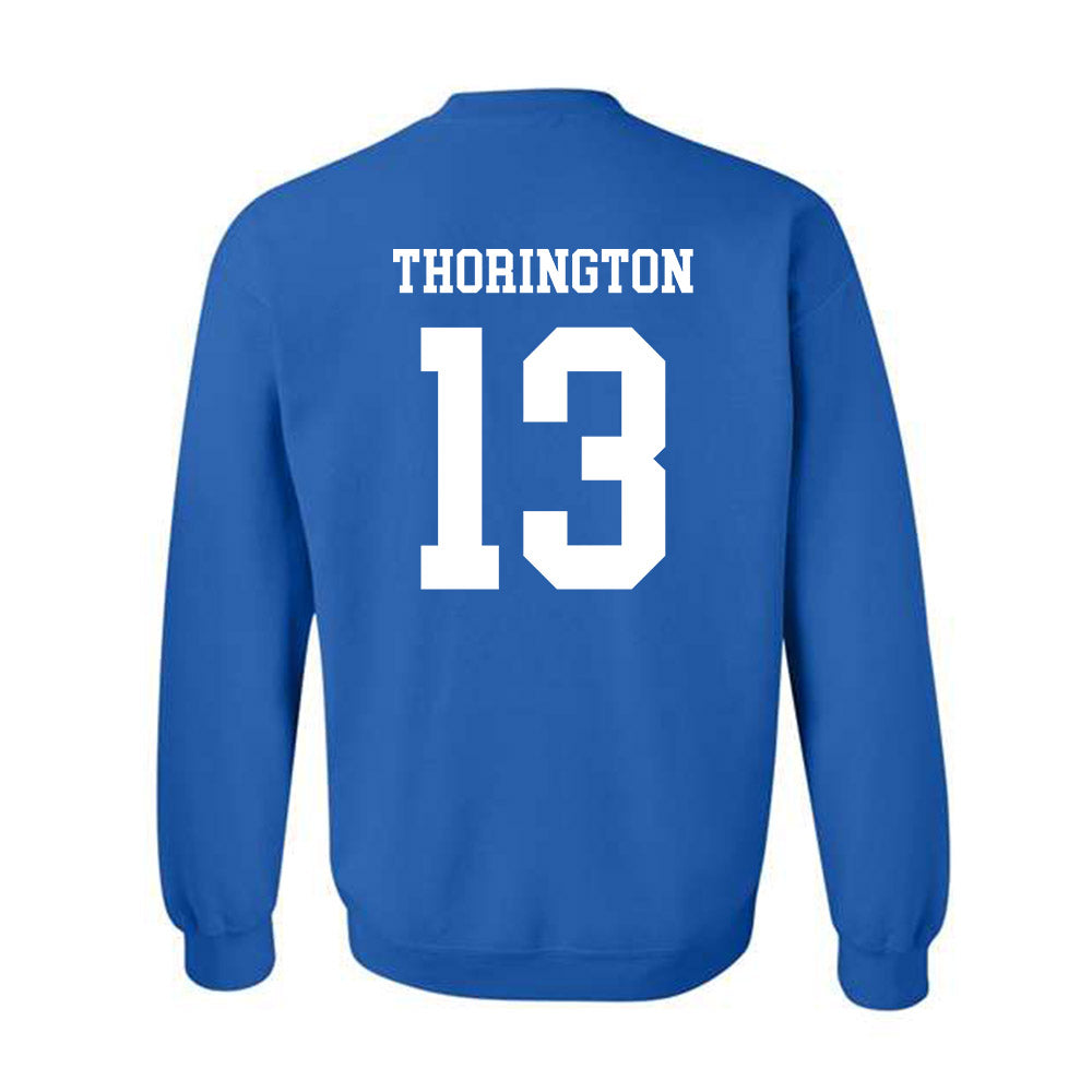 Grand Valley - NCAA Baseball : Allan Thorington - Replica Shersey Crewneck Sweatshirt-1