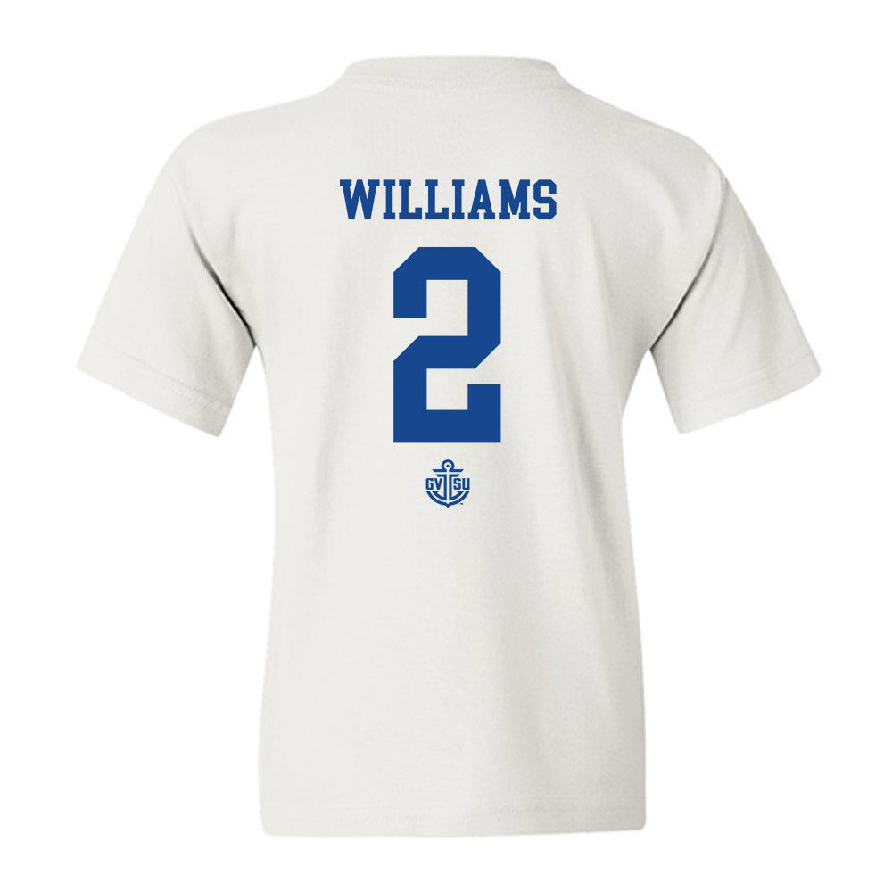 Grand Valley - NCAA Women's Soccer : Alex Williams - Replica Shersey Youth T-Shirt-1