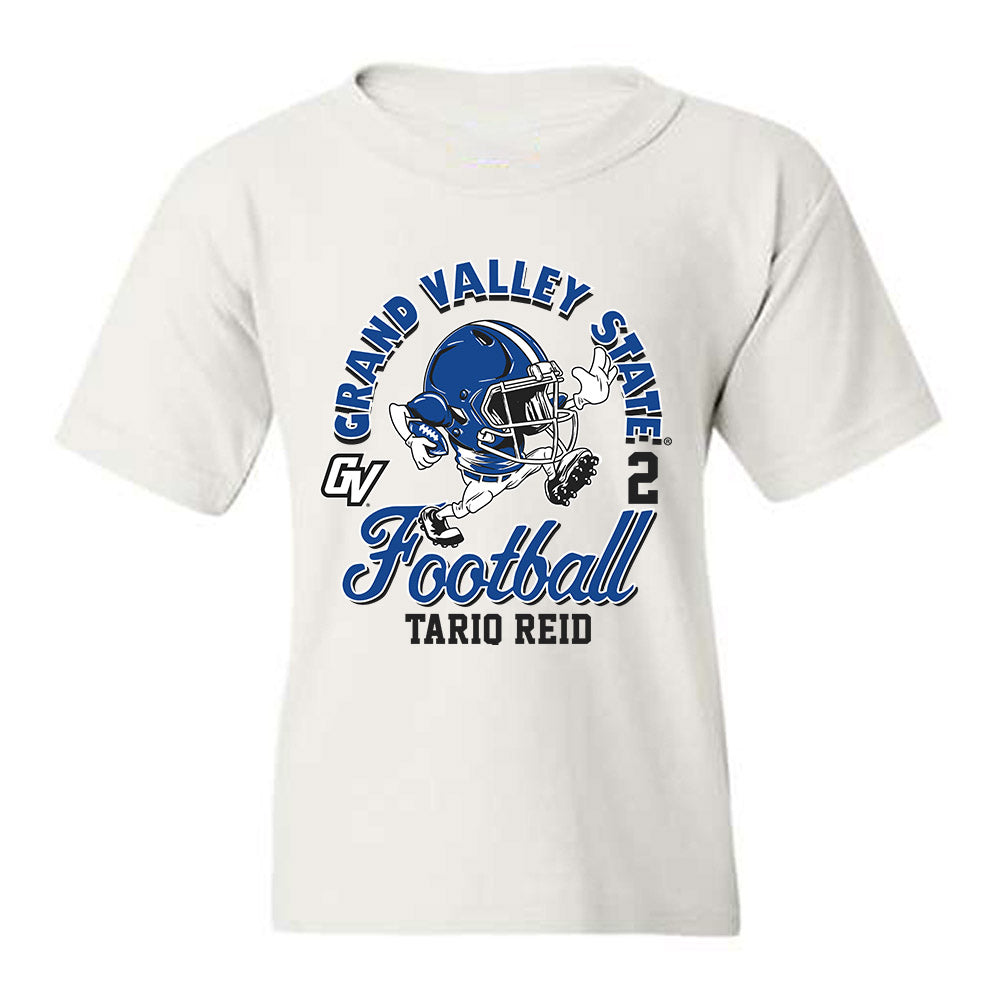 Grand Valley - NCAA Football : Tariq Reid - Fashion Shersey Youth T-Shirt-0