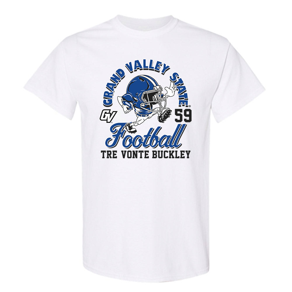 Grand Valley - NCAA Football : Tre' vonte Buckley - Fashion Shersey T-Shirt-0