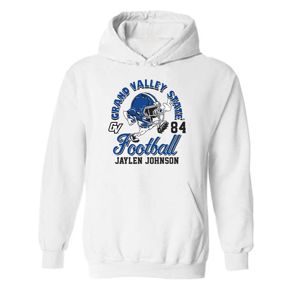Grand Valley - NCAA Football : Jaylen Johnson - Fashion Shersey Hooded Sweatshirt-0