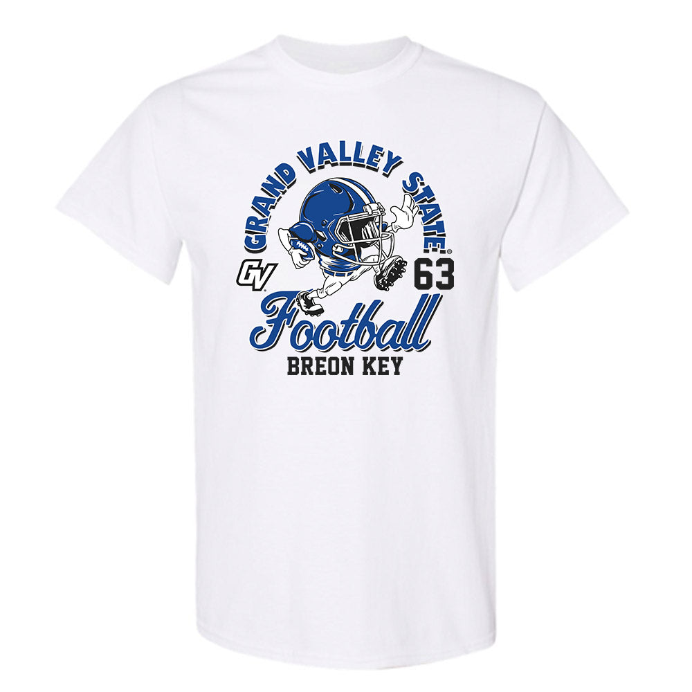 Grand Valley - NCAA Football : Breon Key - Fashion Shersey T-Shirt-0
