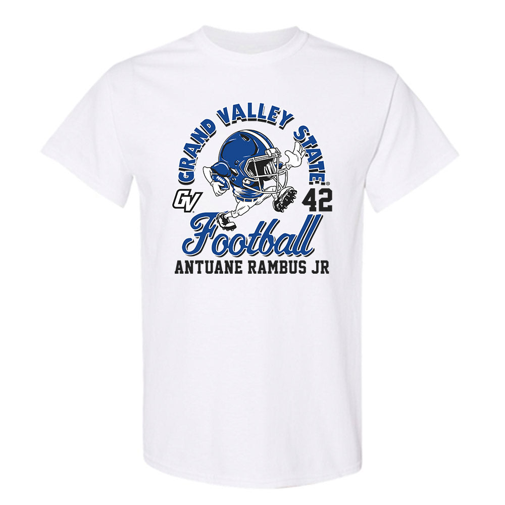 Grand Valley - NCAA Football : Antuane Rambus Jr - Fashion Shersey T-Shirt-0