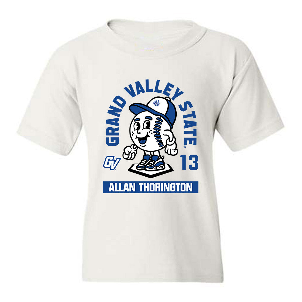 Grand Valley - NCAA Baseball : Allan Thorington - Fashion Shersey Youth T-Shirt-0