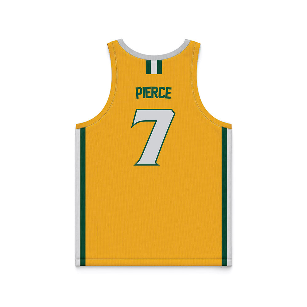 William & Mary - NCAA Women's Basketball : Dynasti Pierce - Gold Basketball Jersey-1