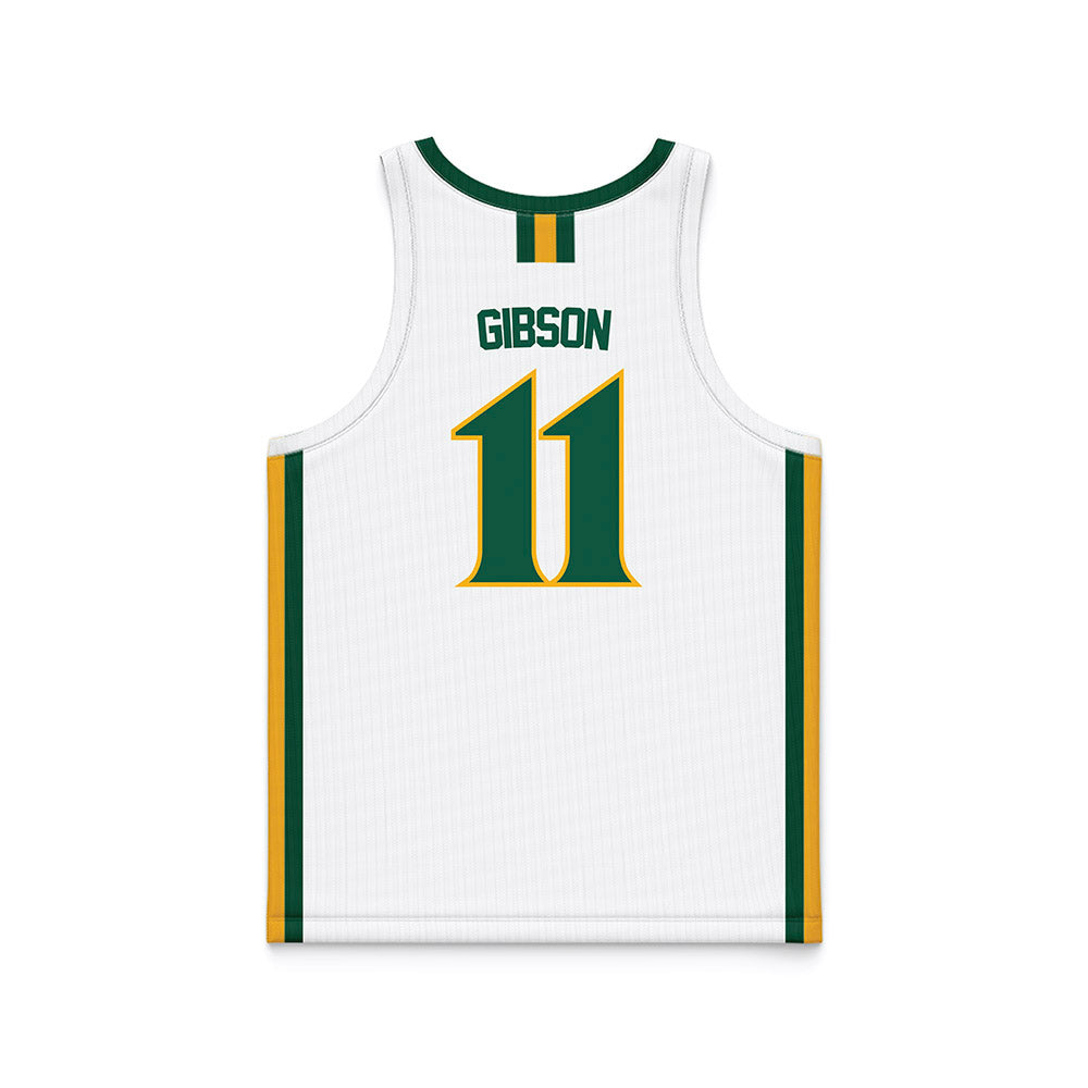 William & Mary - NCAA Women's Basketball : Aislinn Gibson - White Basketball Jersey-1