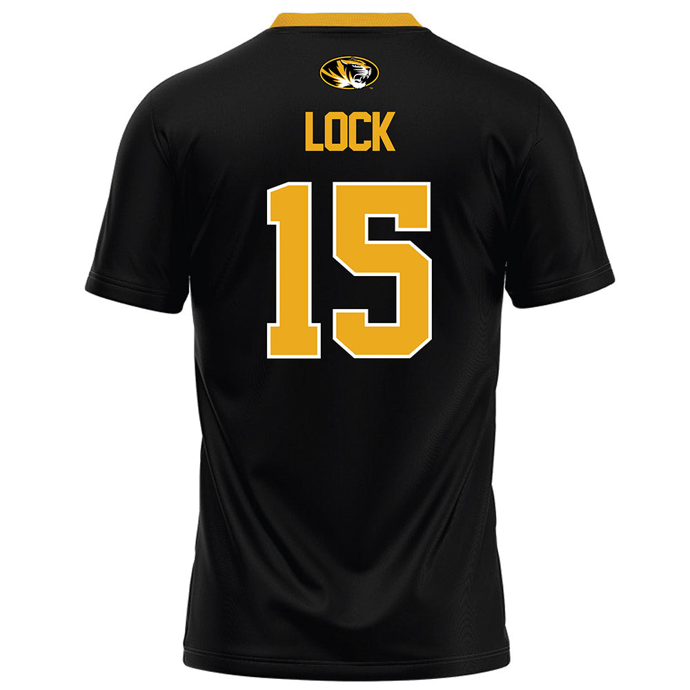 Missouri - NCAA Football : Tommy Lock - Black Football Jersey