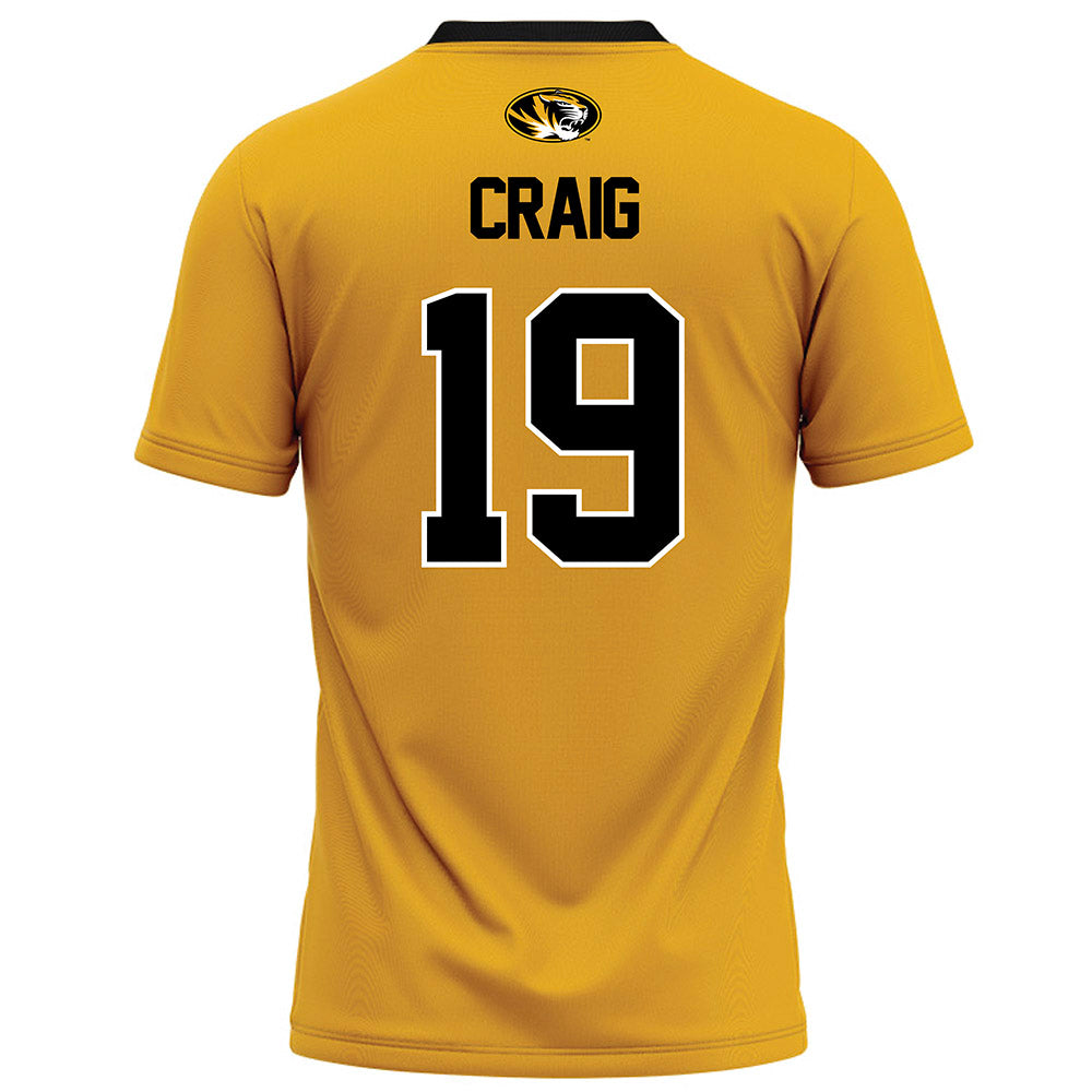 Missouri - NCAA Football : Blake Craig - Gold Football Jersey-1