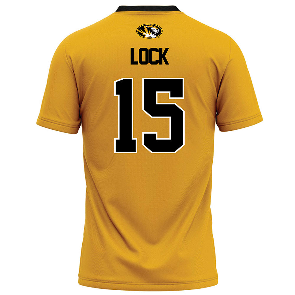 Missouri - NCAA Football : Tommy Lock - Gold Football Jersey