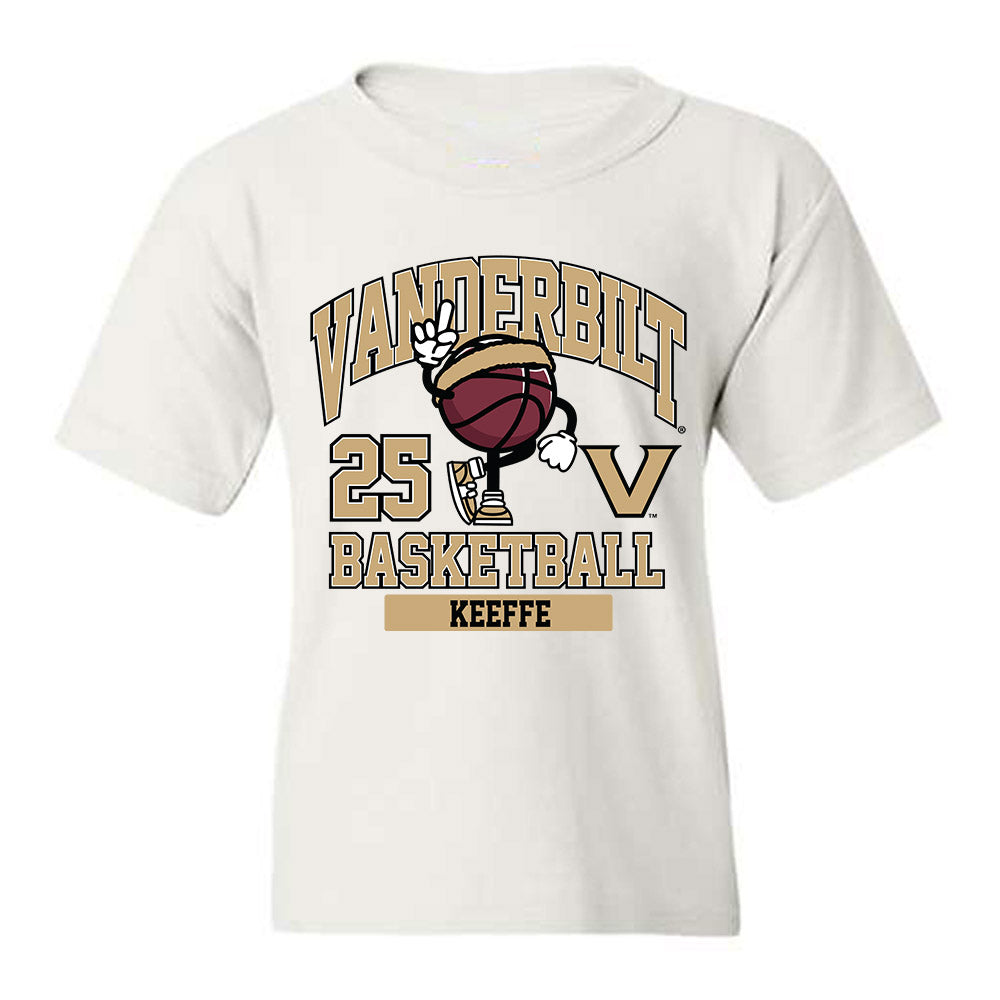 Vanderbilt - NCAA Men's Basketball : Miles Keeffe - Classic Fashion Shersey Youth T-Shirt-0