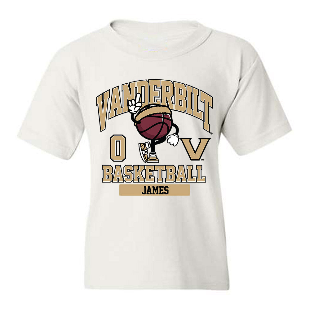 Vanderbilt - NCAA Men's Basketball : Michael James - Classic Fashion Shersey Youth T-Shirt-0