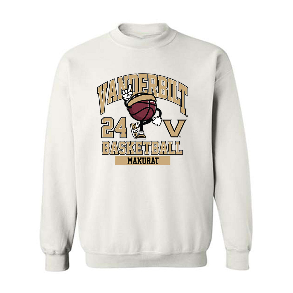 Vanderbilt - NCAA Women's Basketball : Agata Makurat - Classic Fashion Shersey Crewneck Sweatshirt-0