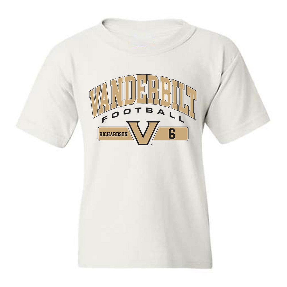 Vanderbilt - NCAA Football : Tre Richardson - Classic Fashion Shersey Youth T-Shirt-0