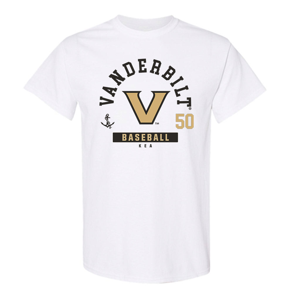 Vanderbilt - NCAA Baseball : Jaydon Kea - Classic Fashion Shersey T-Shirt-0