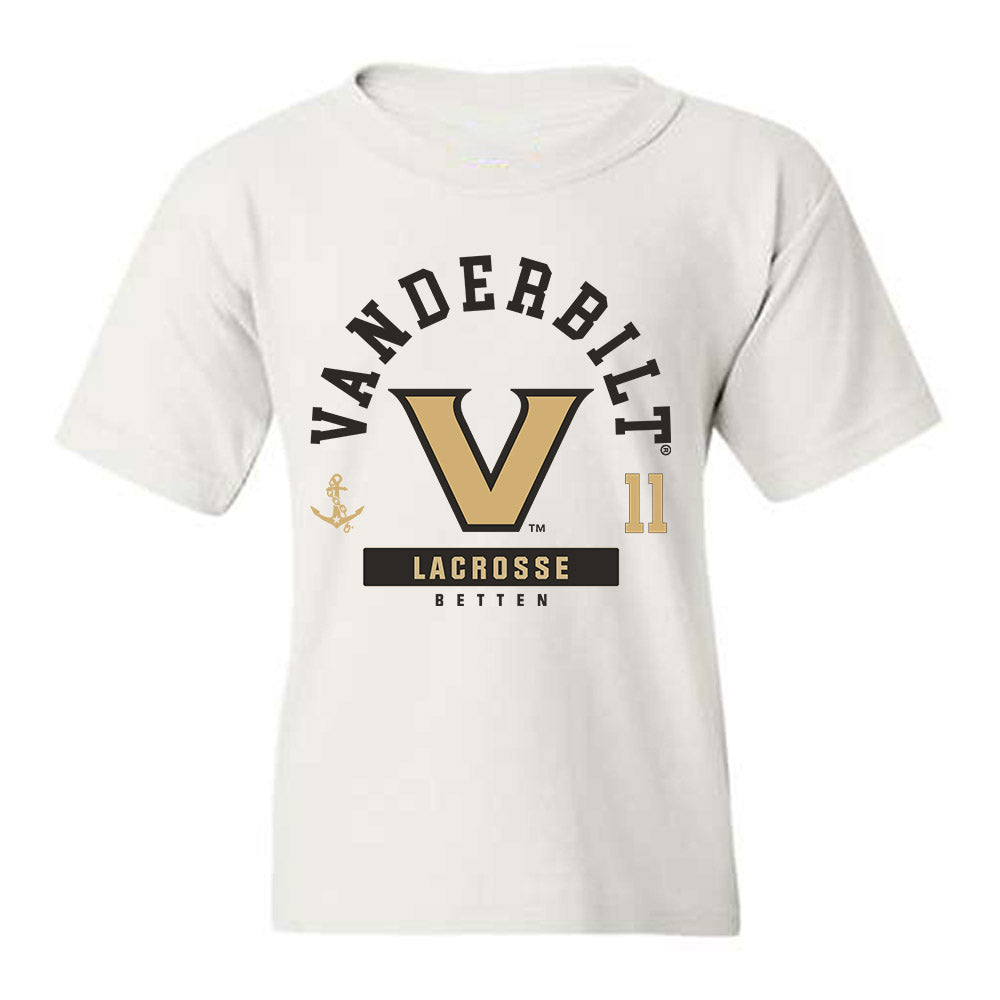 Vanderbilt - NCAA Women's Lacrosse : Cora Betten - Classic Fashion Shersey Youth T-Shirt-0
