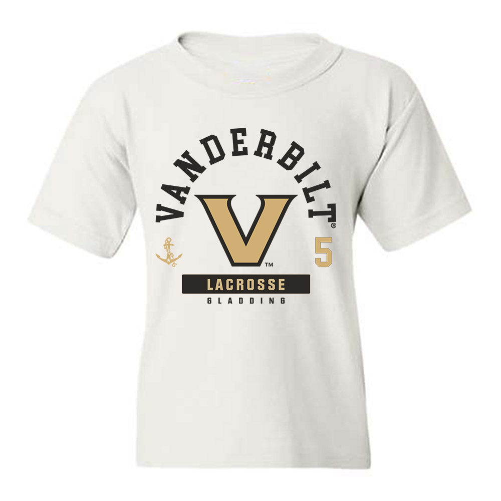 Vanderbilt - NCAA Women's Lacrosse : Alexandra Gladding - Classic Fashion Shersey Youth T-Shirt-0