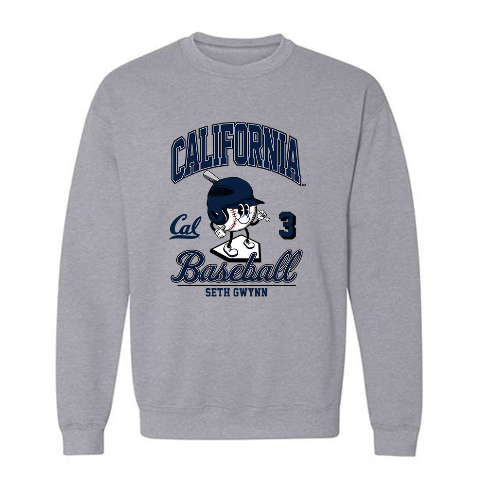 UC Berkeley - NCAA Baseball : Seth Gwynn - Fashion Shersey Crewneck Sweatshirt