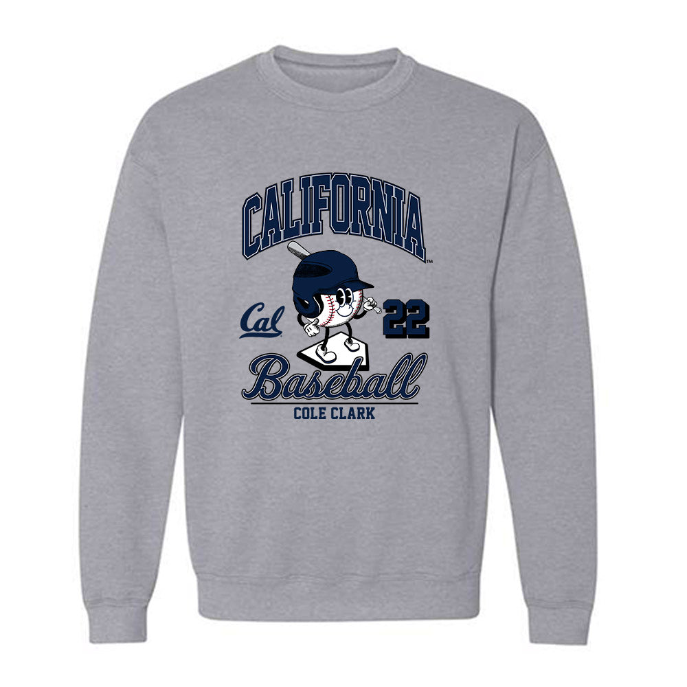 UC Berkeley - NCAA Baseball : Cole Clark - Fashion Shersey Crewneck Sweatshirt-0