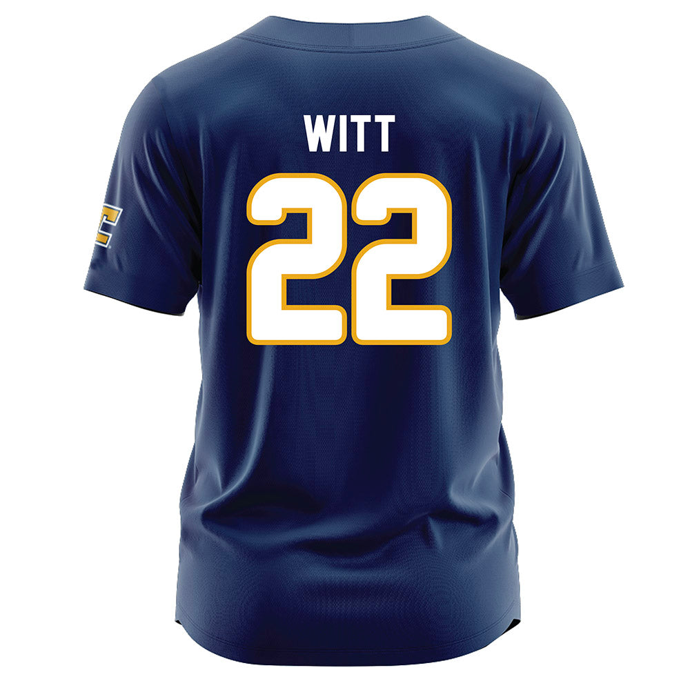 UTC - NCAA Softball : sara witt - Navy Jersey-1