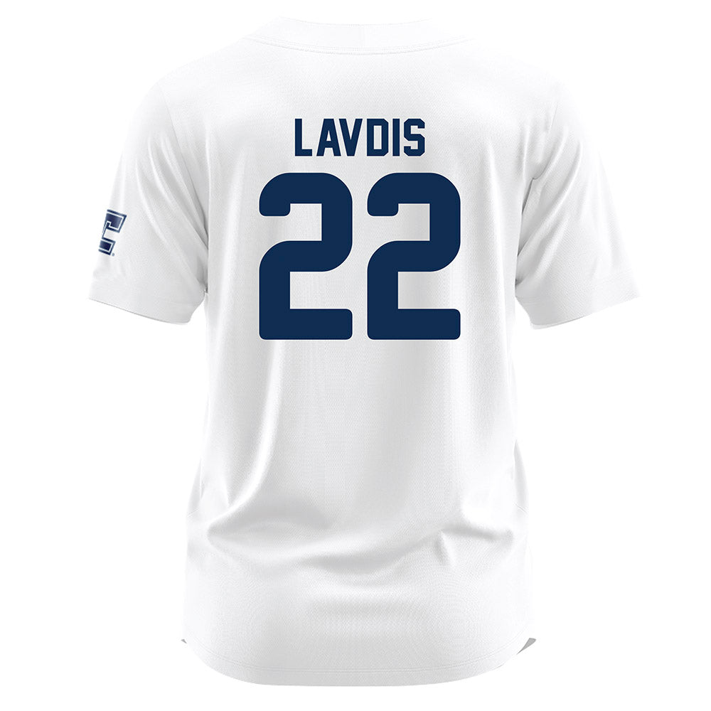UTC - NCAA Softball : Alyssa Lavdis - White Jersey-1