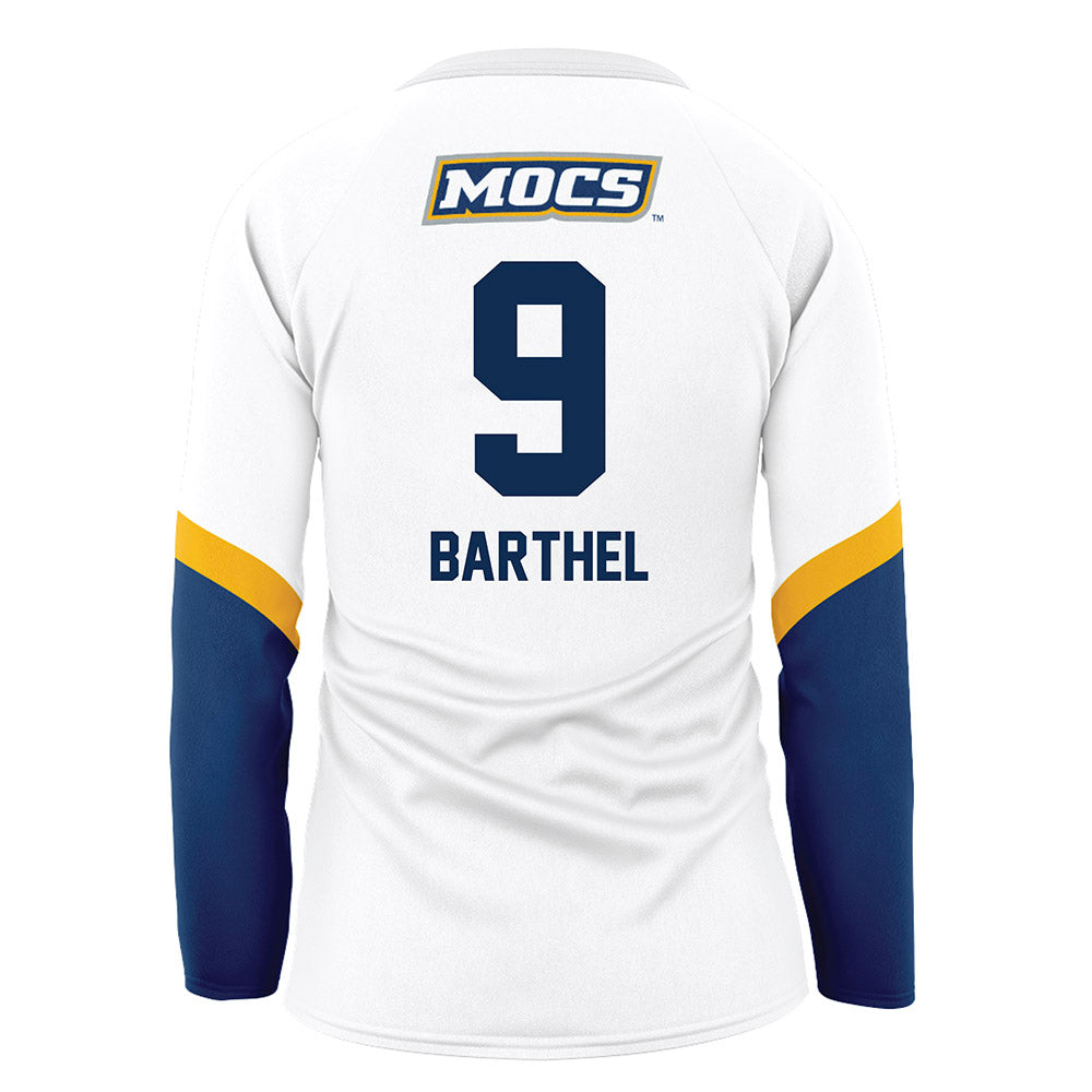 UTC - NCAA Women's Volleyball : Caiti Barthel - White Volleyball Jersey