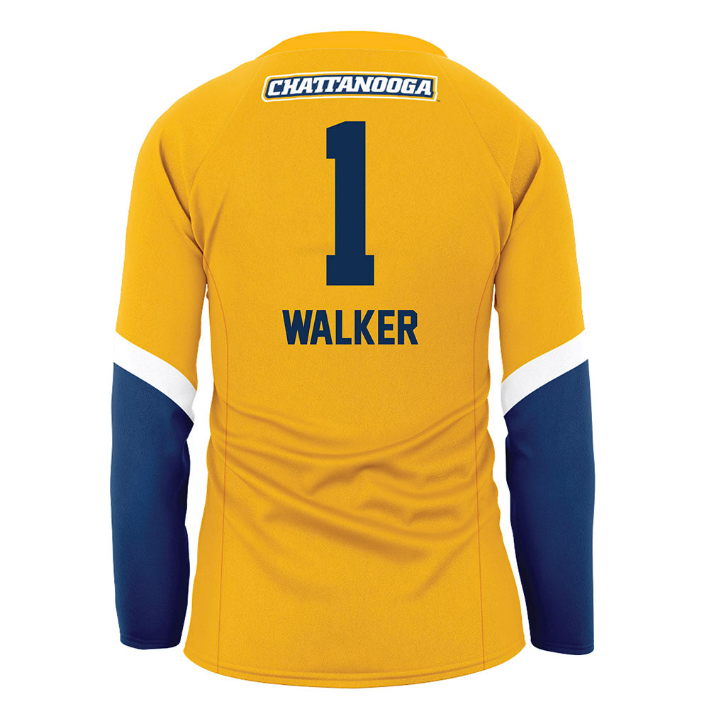 UTC - NCAA Women's Volleyball : Addison Walker - Gold Volleyball Jersey-1