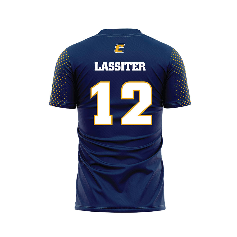 UTC - NCAA Women's Soccer : Elle Lassiter - Navy Soccer Jersey-1