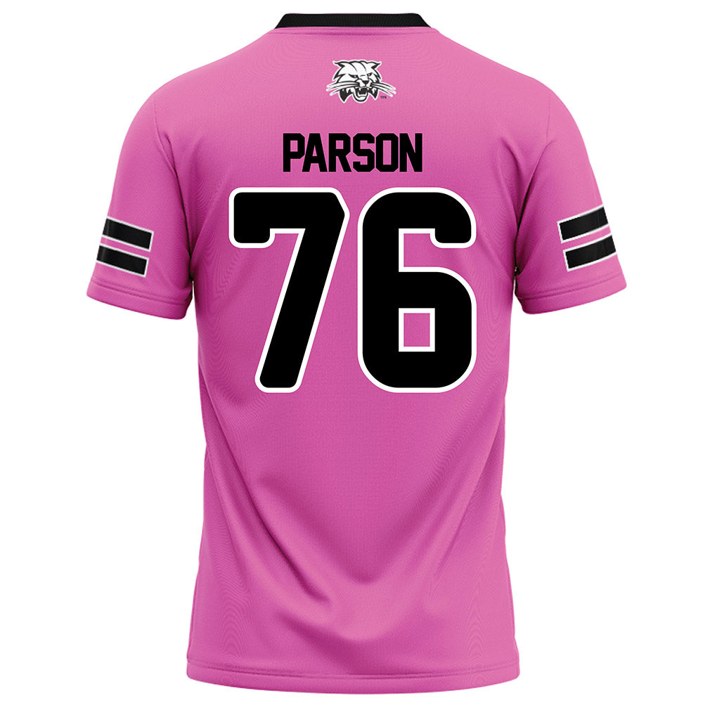 Ohio - NCAA Football : Bryce Parson - Pink Football Jersey