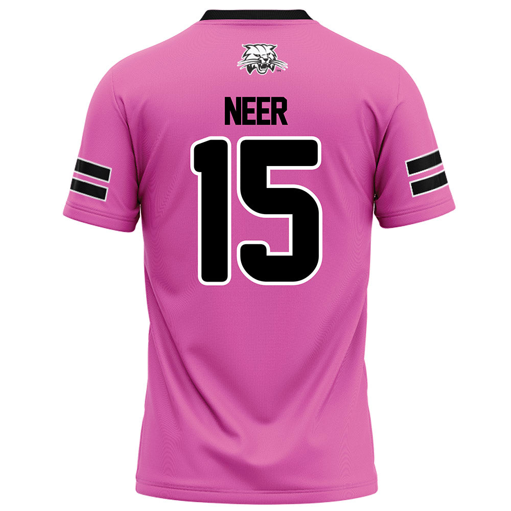 Ohio - NCAA Football : Riley Neer - Pink Football Jersey-1