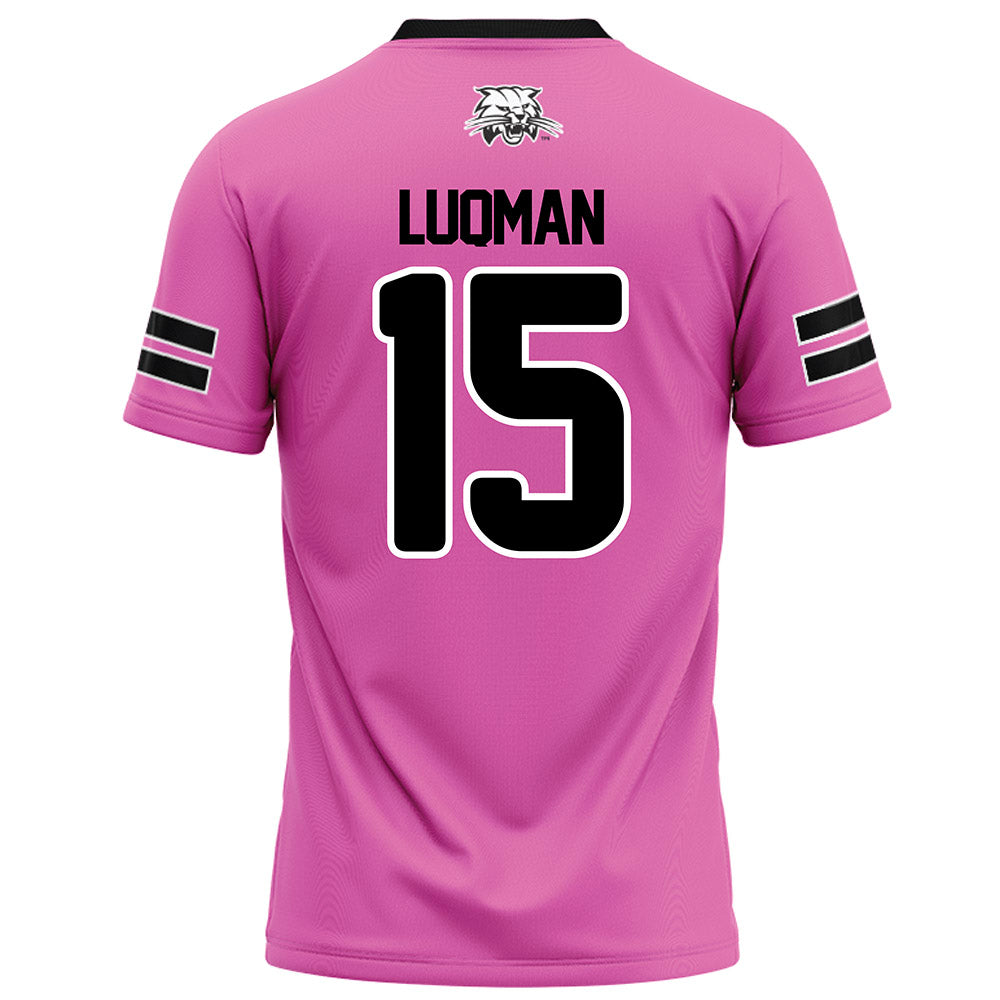 Ohio - NCAA Football : Anas Luqman - Pink Football Jersey-1