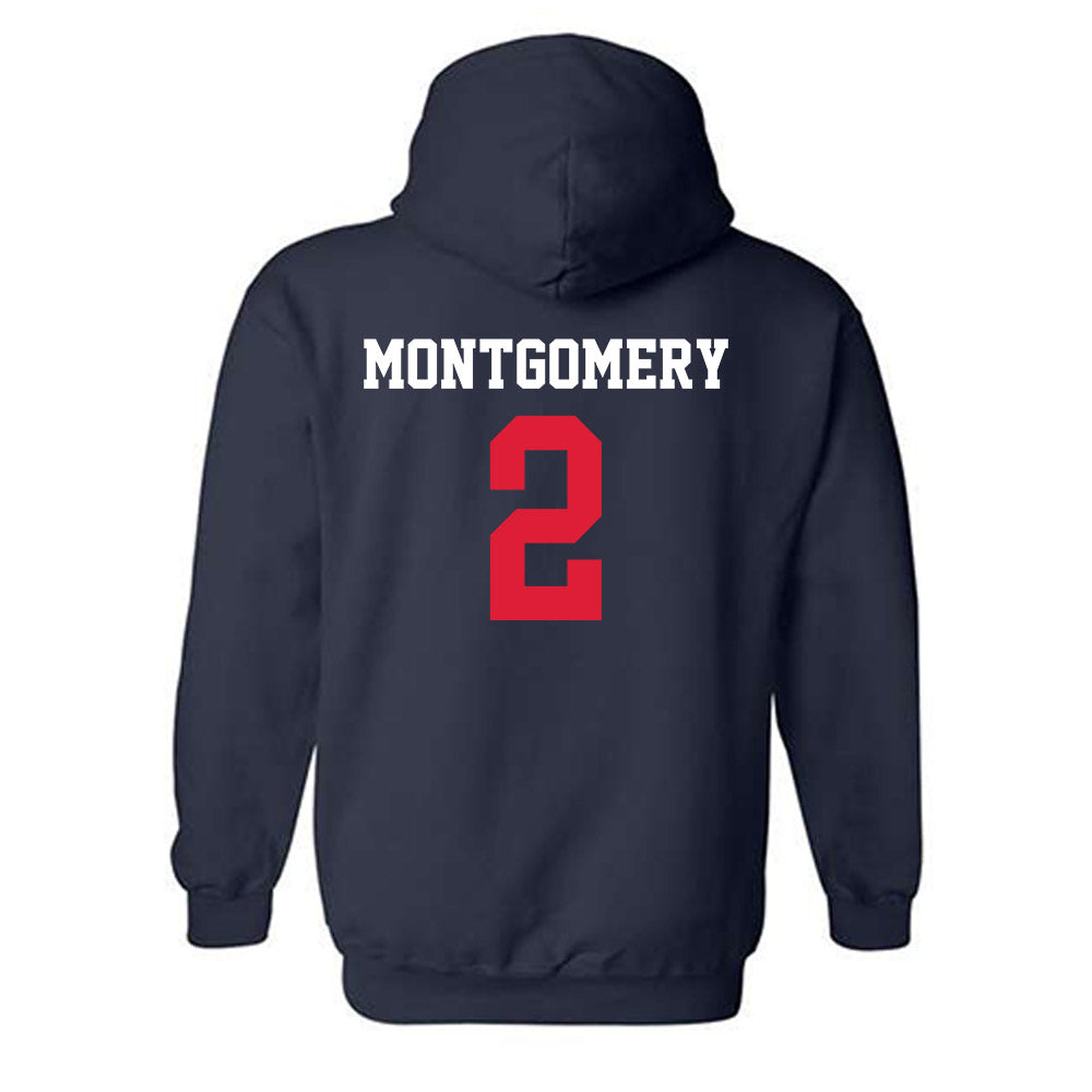 Dayton - NCAA Men's Basketball : De'Shayne Montgomery - Classic Shersey Hooded Sweatshirt-1