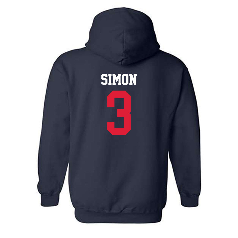 Dayton - NCAA Men's Basketball : Jaiun Simon - Hooded Sweatshirt