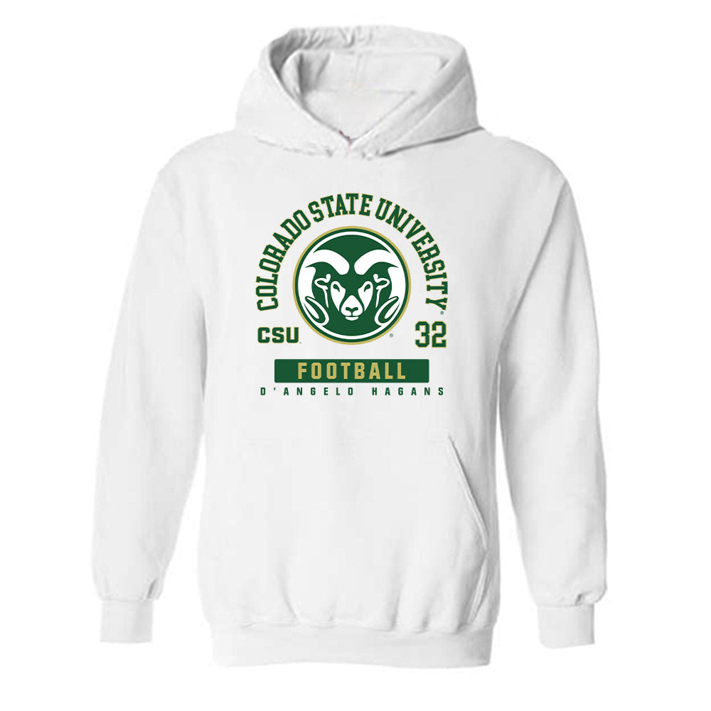 Colorado State - NCAA Football : D'Angelo Hagans - Hooded Sweatshirt-0