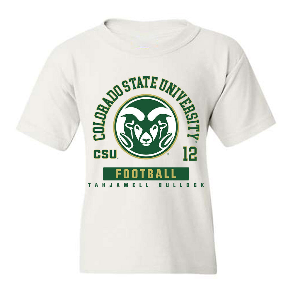 Colorado State - NCAA Football : Tahjamell Bullock - Youth T-Shirt-0