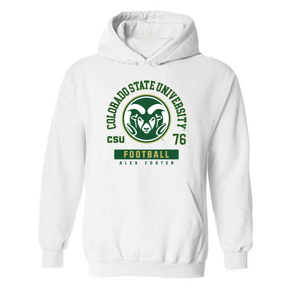 Colorado State - NCAA Football : Alex Foster - Hooded Sweatshirt-0