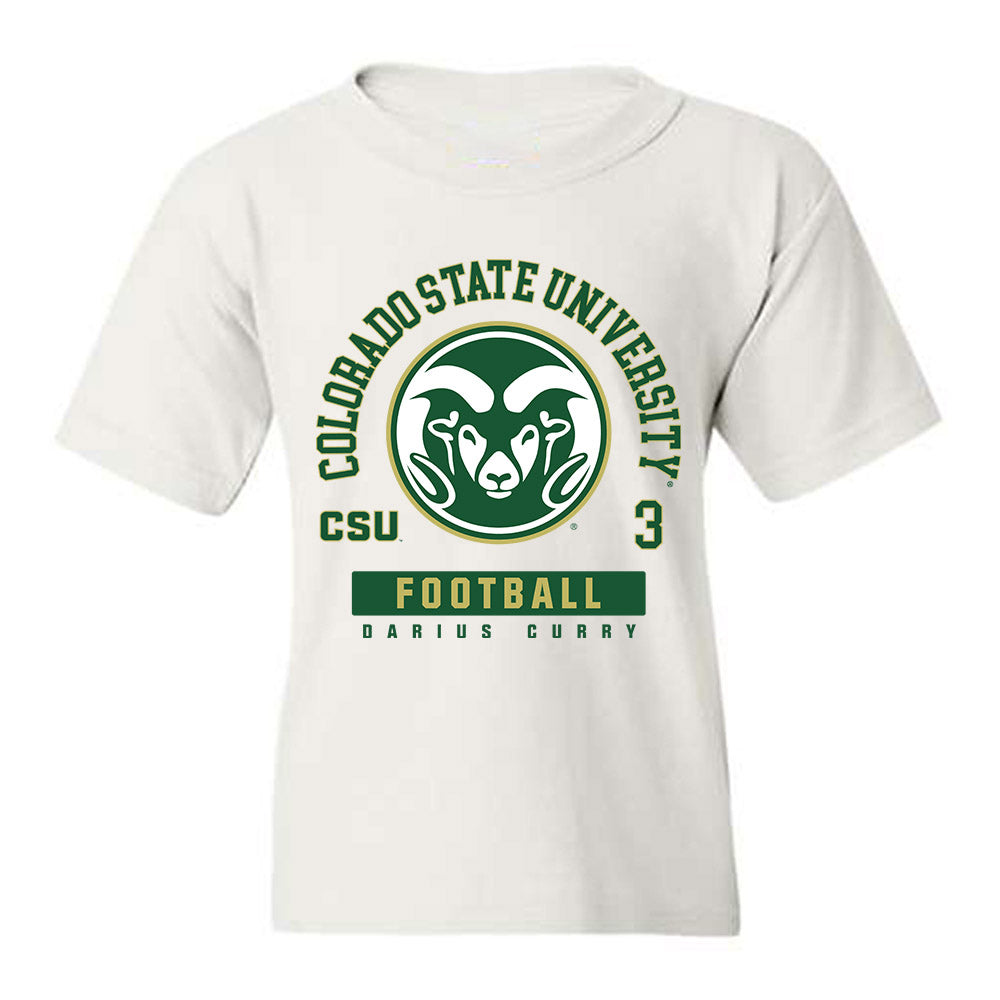 Colorado State - NCAA Football : Darius Curry - Youth T-Shirt-0