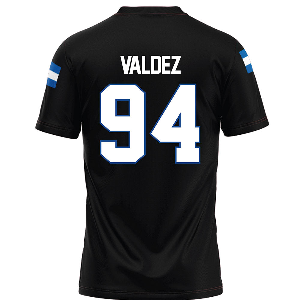 Grand Valley - NCAA Football : Elias Valdez - Black Football Jersey-1