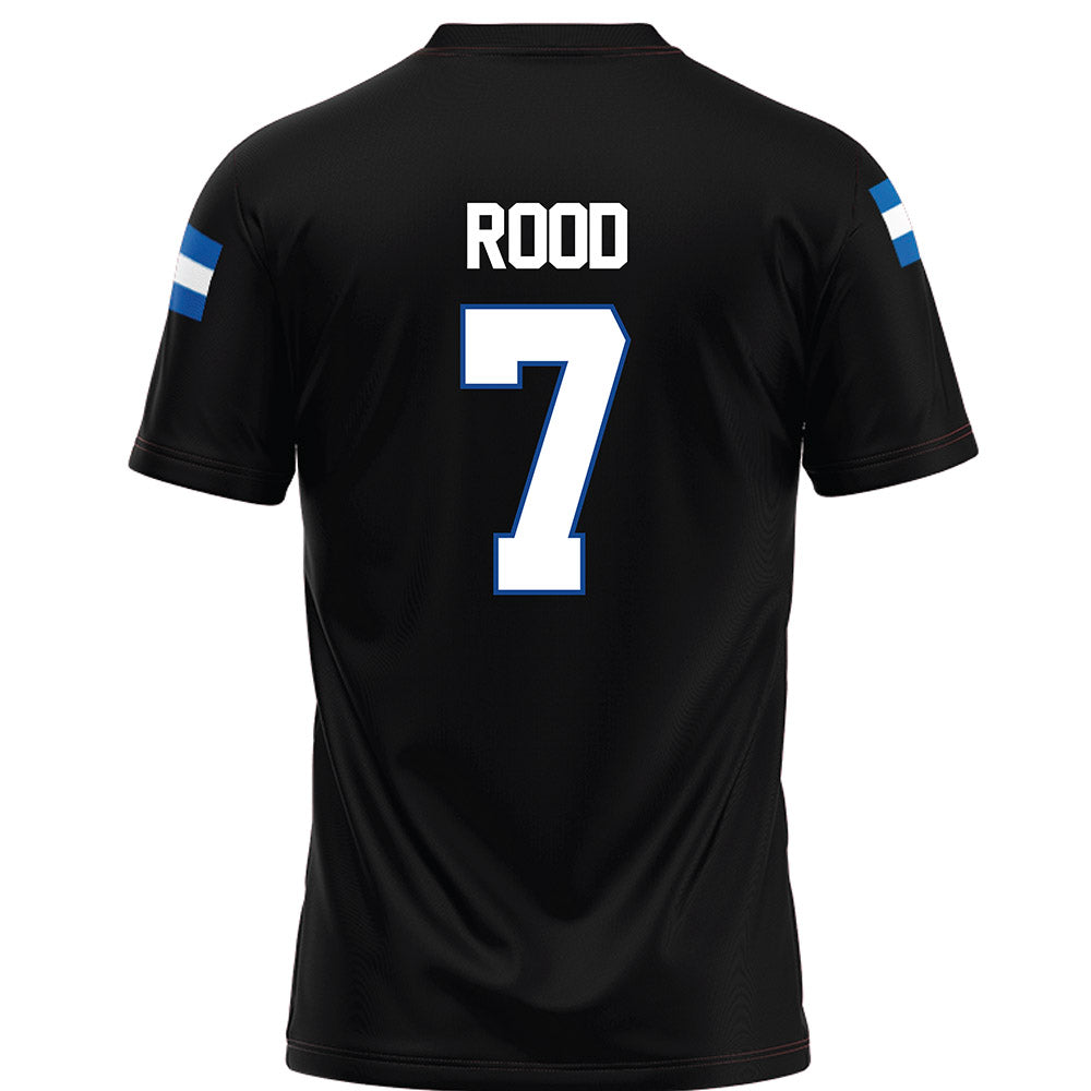 Grand Valley - NCAA Football : Derek Rood - Black Football Jersey-1