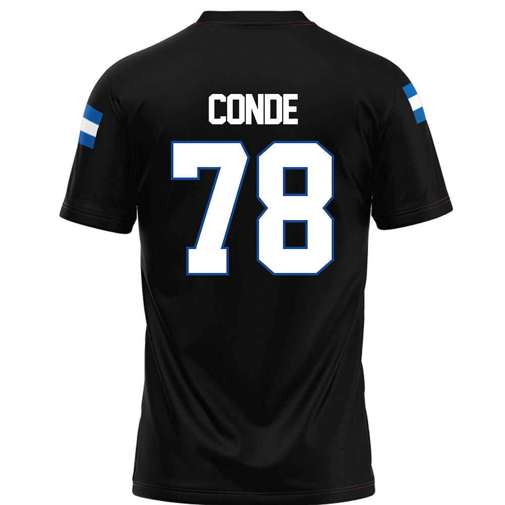 Grand Valley - NCAA Football : Jibriel Conde - Black Football Jersey-1