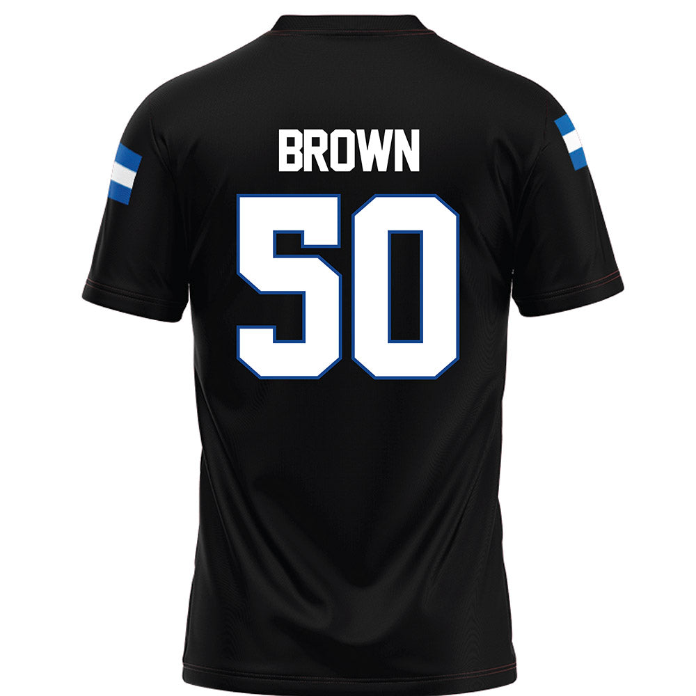Grand Valley - NCAA Football : Gabriel Brown - Black Football Jersey-1