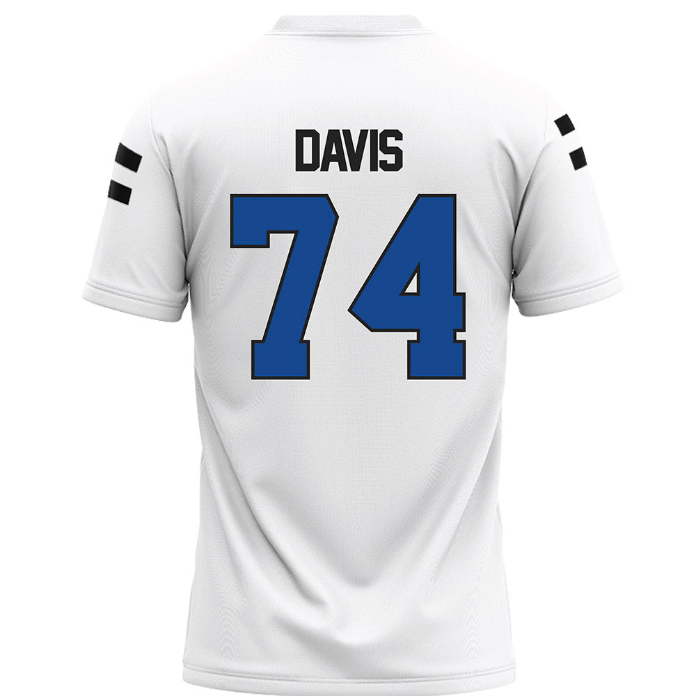 Grand Valley - NCAA Football : Jordan Davis - White Football Jersey-1
