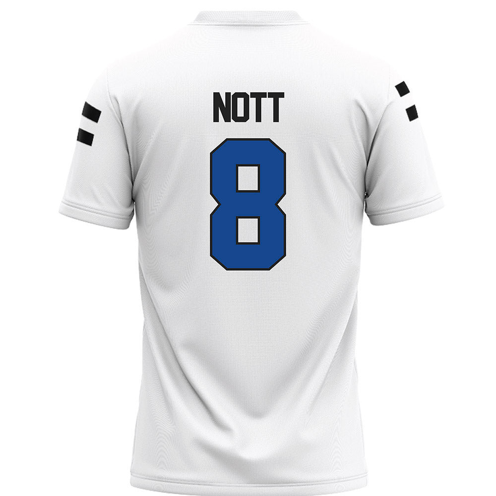 Grand Valley - NCAA Football : Kyle Nott - White Football Jersey-1