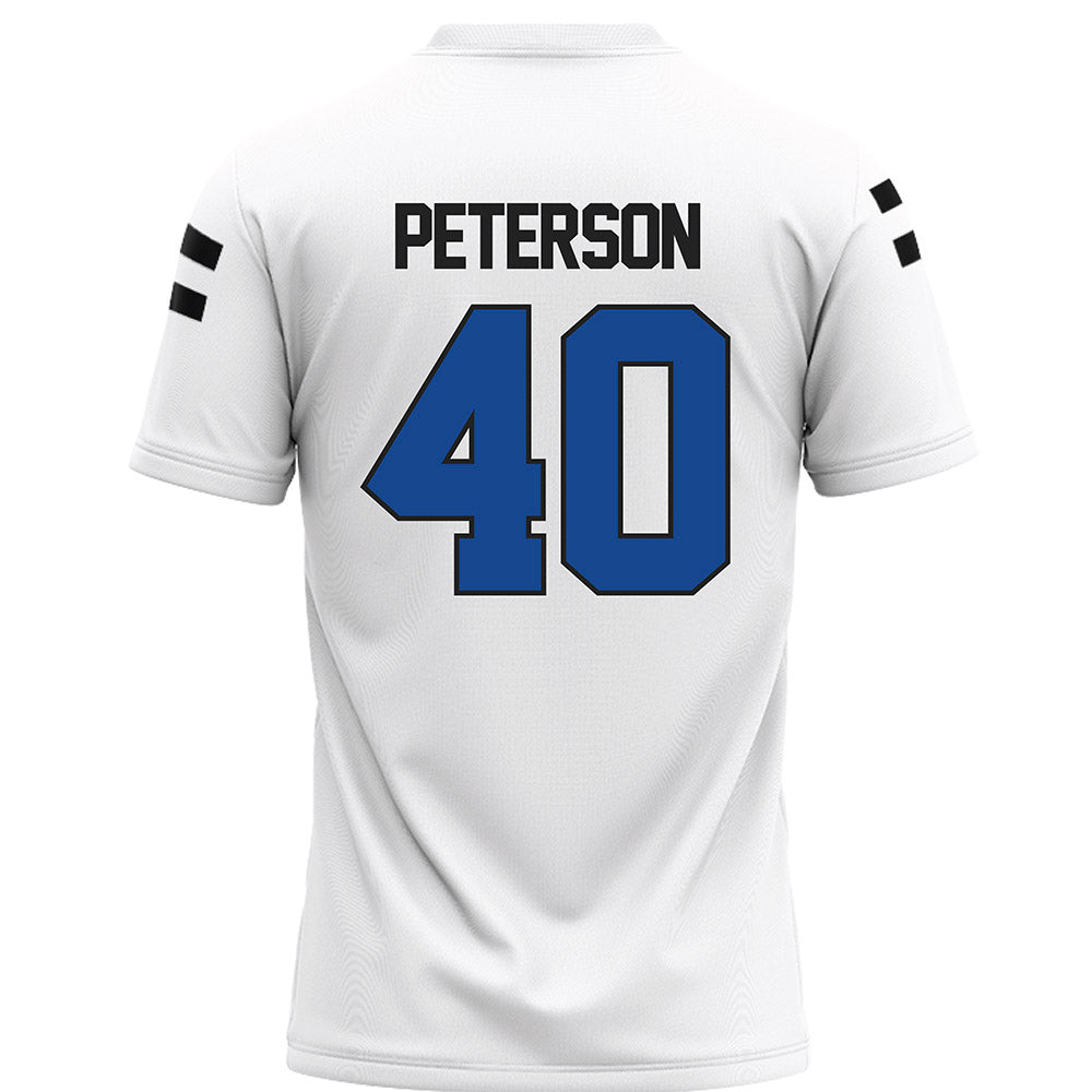 Grand Valley - NCAA Football : Brett Peterson - White Football Jersey-1