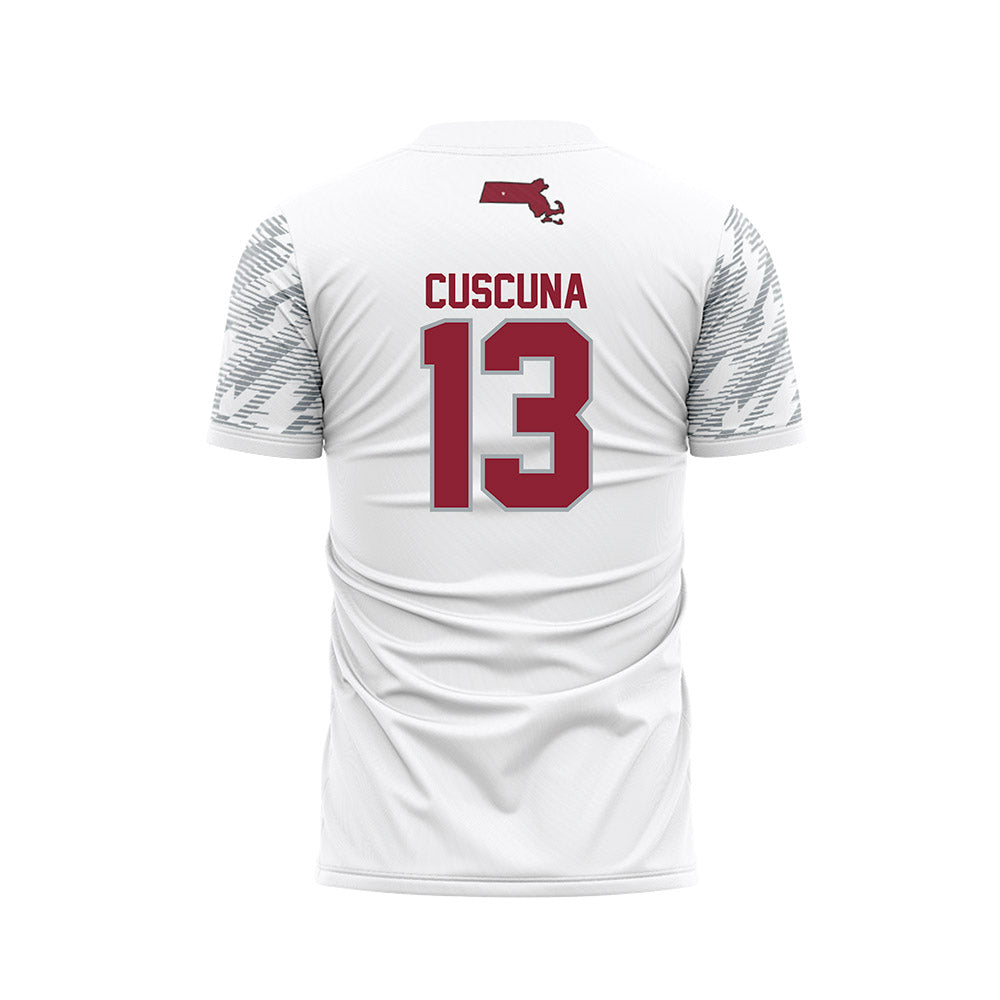 UMass - NCAA Women's Soccer : Skye Cuscuna - White Soccer Jersey-1