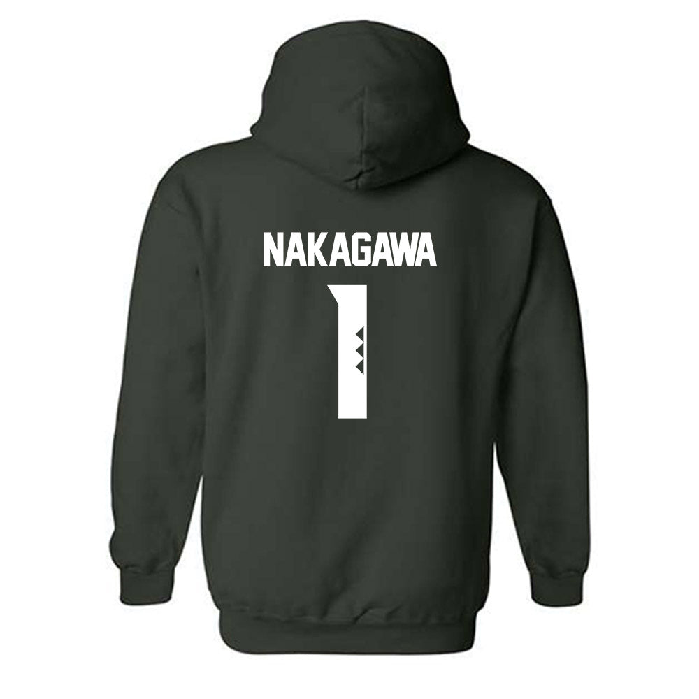 Hawaii - NCAA Softball : Alyssa Nakagawa - Classic Shersey Hooded Sweatshirt-1