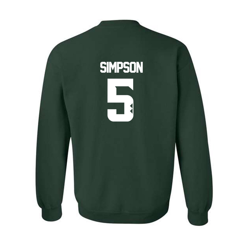 Hawaii - NCAA Women's Soccer : Riley Simpson - Classic Shersey Crewneck Sweatshirt-1